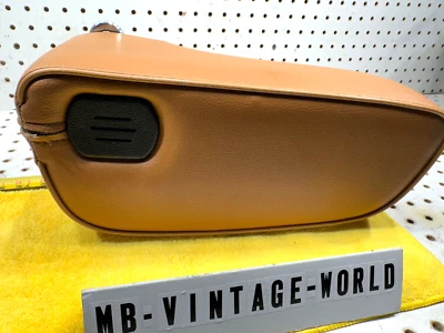 Mercedes 77-81 W123 Delantero Naranja BAMBOO Vinilo MB Tex OEM 1 Apoyabrazos con Soporte Foto 1 de 4