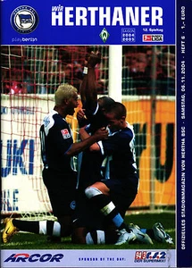 BL 2004/2005 Hertha BSC - SV Werder Bremen, 06.11.2004 - Bild 1 von 1