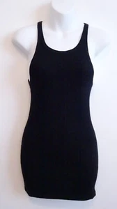 Theory Women's Vintage Ribbed Tank Top Black NWT 155 One Size - Picture 1 of 6