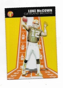 2004 Topps Pristine Luke McCown (BROWNS) ROOKIE GOLD Die-Cut REFRACTOR (#67/99) - Bild 1 von 2