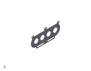 Luftfilter Bodenplatte Grundplatte Pipercross PX500 bis R1 Vergaser - Bild 1 von 4