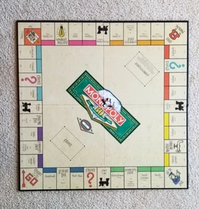 Monopoly - 60th Anniversary 1995 Limited  Edition #ed  - Game Replacement  Board - Picture 1 of 6