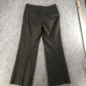 Ann Taylor Pants Womens Size 6 Gray Brown Signature Trousers Poly Viscose Blend - Picture 1 of 12