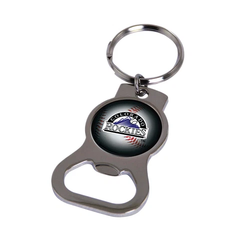 MLB Colorado Rockies Bottle Opener Key Ring By Rico Cover