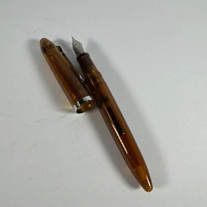 Penna stilografica Sailor 1911 pennino inox arancione ambra usata ottime condizioni necessita inchiostro - Foto 1 di 9