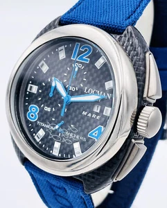 Orologio Uomo Locman MARE Cronografo Titanio e Fibra di Carbonio 47mm WR100 - Foto 1 di 9