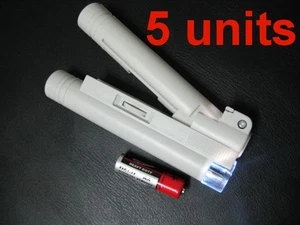 5 Units of Led Illuminated 150 x mag Portable Microscopes - Picture 1 of 3