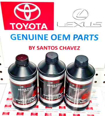 Toyota Brake Fluid (3 Pack) Dot-3 Brake Fluid GENUINE OEM PART 00475-1BF03 - Image 1 of 3