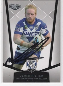 β π₯ 2015 ELITE Signed Card JAMES GRAHAM #21 π₯β FREE POSTAGE β - Picture 1 of 1