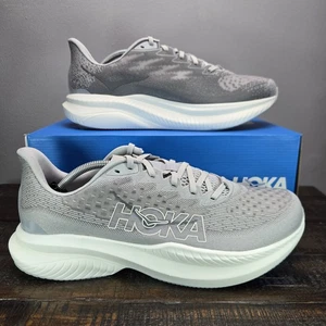 Hoka One One Mach 6 Herren Größe 13 D Laufschuhe 1147790 SLBS grau weiß - Bild 1 von 12