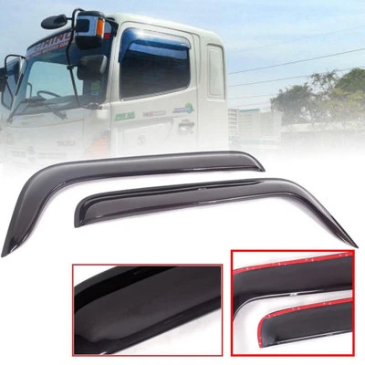 Escudo Sun Visor Weather Guard Fit Hino Ranger Mega 500 Fd Fj Fc Fm 2003-2021 - Imagem 1 de 4