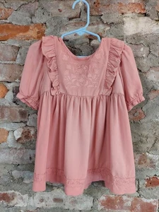 Joie Ruffle Top Toddler Girl Sz 4t Pink Shity Eyelet XY - Picture 1 of 3