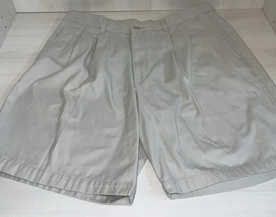 Pantalones Cortos Para Hombre Dockers Plisados Calce Relajado 100% Algodón Beige Talla 36 Nuevos Sin Etiquetas Foto 1 de 4