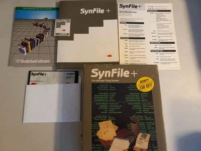 Software Synapse SynFile+ PARA ATARI 400/800, XL/XE sin probar Foto 1 de 2