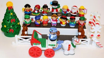 Fisher Price Little People Christmas Tree Lighting Discovery Park + Holiday Figs - Image 1 of 4