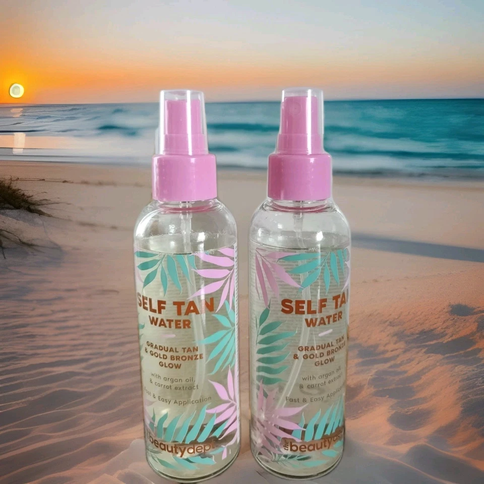 The Beauty Dept. Selbstbräuner Wasser Water Gradual Tan & Gold Bronze Glow 150ml
