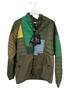 Moncler Grenoble Mens Raron Colorblock Patchwork Jacket Sz 3 Large Made In Italy - Image 1 of 4