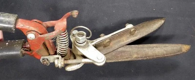 Cortador de grama de aço qualidade vintage grama ervas daninhas 12" tesouras manuais 6" lâminas - Imagem 1 de 4