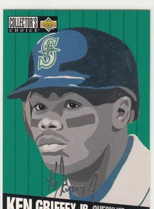 1994 Upper Deck Collector's Choice Checklist Ken Griffey Jr #317 Silver Signature - Bild 1 von 2