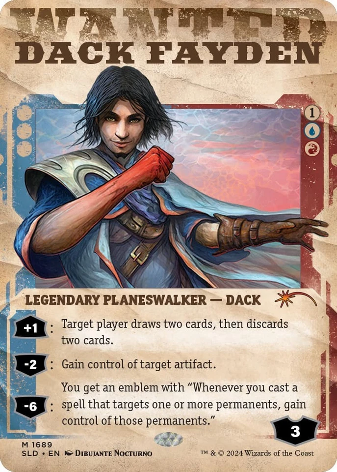 MTG FOIL 1689 Dack Fayden English [SLD] - Image 1 of 1