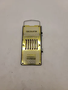 Vintage Magic Brain Taschenrechner 60er Jahre Metall/Kunststoff schöner Zustand mit Stift - Bild 1 von 4