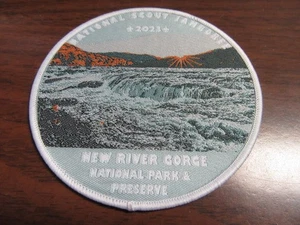 2023 National Jamboree New River Gorge National Park Woven Patch     K2 - Picture 1 of 1
