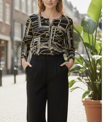 SPENSE EQUESTRIAN CHAIN TASSEL TOP XL {FITS L} SLINKY GOTHIC MAXIMALIST DESIGNER - Image 1 of 4