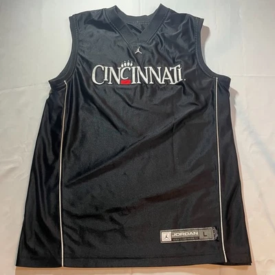 Vintage 90s Jordan Cincinnati Basketball Jersey Mens Large NCAA REVERSIBLE - Image 1 of 4