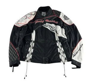 Harley Davidson Riding Gear Full Zip Lined Motorcycle Jacket Women's Size XL - Picture 1 of 15