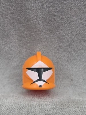 LEGO Star Wars Orange Helmet For Clone Trooper Bomb Squad Minifigure  - Image 1 of 4