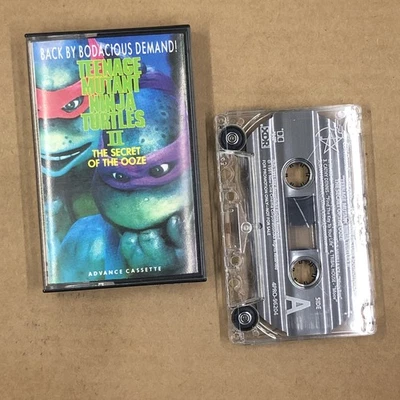 TEENAGE MUTANT NINJA TURTLES Cassette Tape Soundtrack OOZE PROMO ADVANCE TMNT - Bild 1 von 4