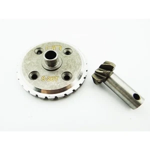 Hot Racing HSF299X Hardened Steel Spiral Cut Ring & Pinion Gear (26/8) - Picture 1 of 1