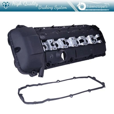 Valve Cover W/Gasket Fits 2002-2006 BMW E46 325 330 525i 530i Z3 X5 I6 2.5L 3.0L - Image 1 of 4