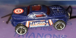 HOT WHEEL CAPTAIN AMERICA 1186 CAR USED - Picture 1 of 2