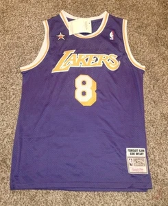 Large Kobe Bryant 1998 Los Angeles Lakers NBA All-star Jersey Brand New Purple - Picture 1 of 2