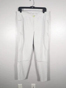 Lululemon Fast Free Vapor Cold Weather Running Zip Pockets Pants Men's L White - Picture 1 of 11