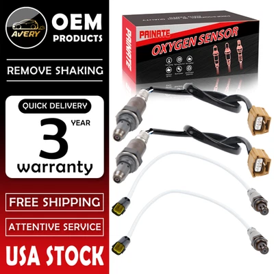 ✅ OEM Up+Downstream 4 Oxygen O2 Sensors For 2011-2013 Infiniti G37 M37 3.7L V6 - Imagem 1 de 4