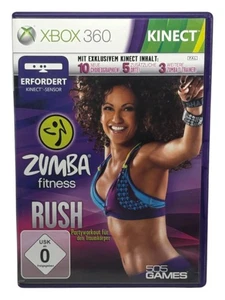 Zumba Fitness Rush (Microsoft Xbox 360, 2013) guter Zustand mit Anleitung - Bild 1 von 3