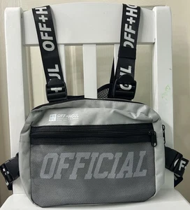 Official HGUL Utility Adjustable Chest Bag Fanny Pack Color Grey - Picture 1 of 6