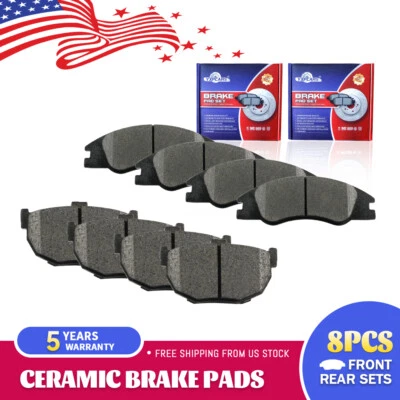 Pastillas de freno de disco delanteras y traseras de cerámica para Kia Spectra Spectra5 2005-2009 Foto 1 de 4