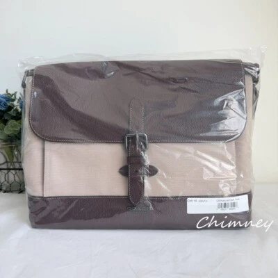 Coach Hudson Messenger Crossbody Bag Men's Beige/Brown Canvas  CH115 - Image 1 of 4