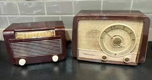 Bundle of 2 VTG Tube Radio’s - 1941 GE L-500 & 1949 Westinghouse 345T5 - Picture 1 of 18