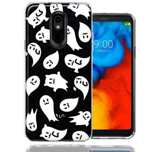 For LG Stylo 4 Kawaii Manga Cute Halloween Ghosts Spirits Case - Picture 1 of 1