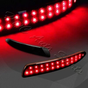 For 2007-2013 BMW E70 X5 Smoke Lens 48-SMD LED Rear Bumper Brake Lights Lamps - Picture 1 of 5