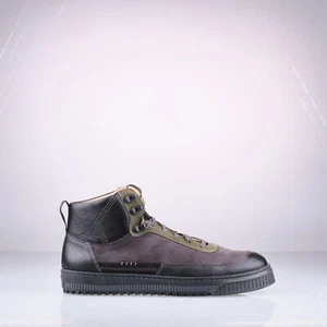 FRANZ GUSTAV "WÜRZBURG" High-Top-Sneaker Schnürschuh Stiefelette grau-kombi - Bild 1 von 3