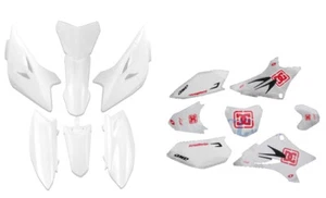 PEGATINAS ESTILO DC PLÁSTICOS BLANCOS PARA TTR50 DIRT BIKE DE37 PS59 - Imagen 1 de 3