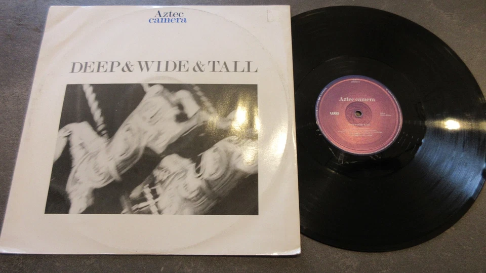 Aztec Camera Deep & Wide & Tall 12" 1987 **VG+/NEAR MINT** - Image 1 of 1