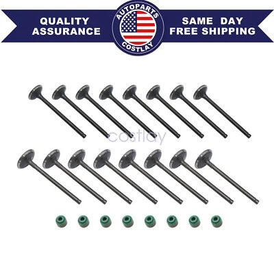 Válvulas de admisión y escape + sellos de vapor para Hyundai Accent Kia Rio 1,6 L 2012-2018 Foto 1 de 4