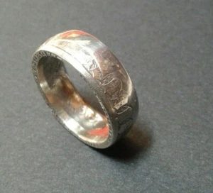 Anello da Moneta 500 lire Italia  Argento 835% - Foto 1 di 11
