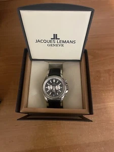 Jacques Lemans 1-1117 Mens Chronograph 44mm 20ATM - Picture 1 of 15